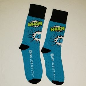 ♡Socks w/ Cartoon sayings: "Wam Bam..."